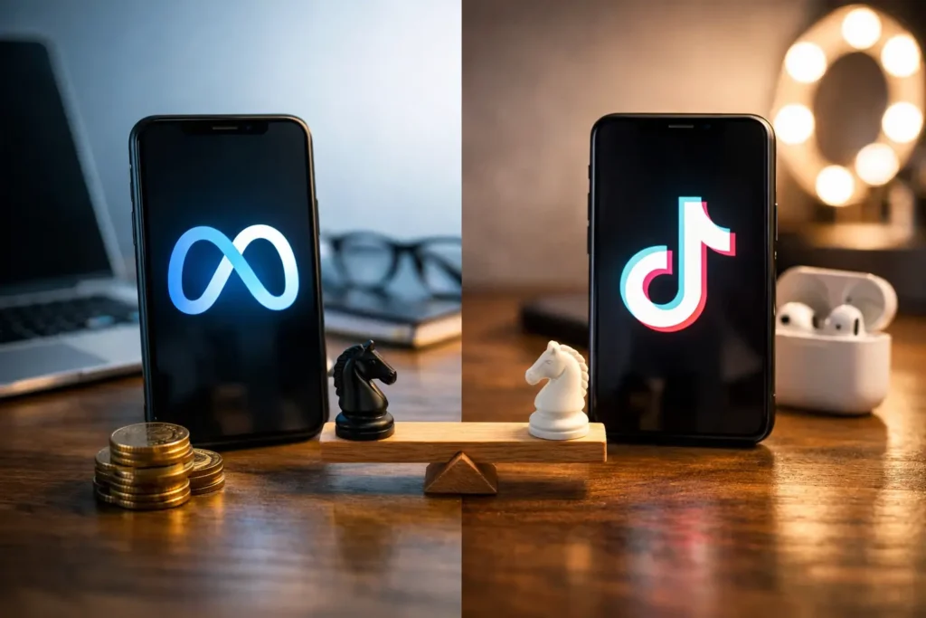 Meta Ads vs TikTok Ads: cuál conviene más