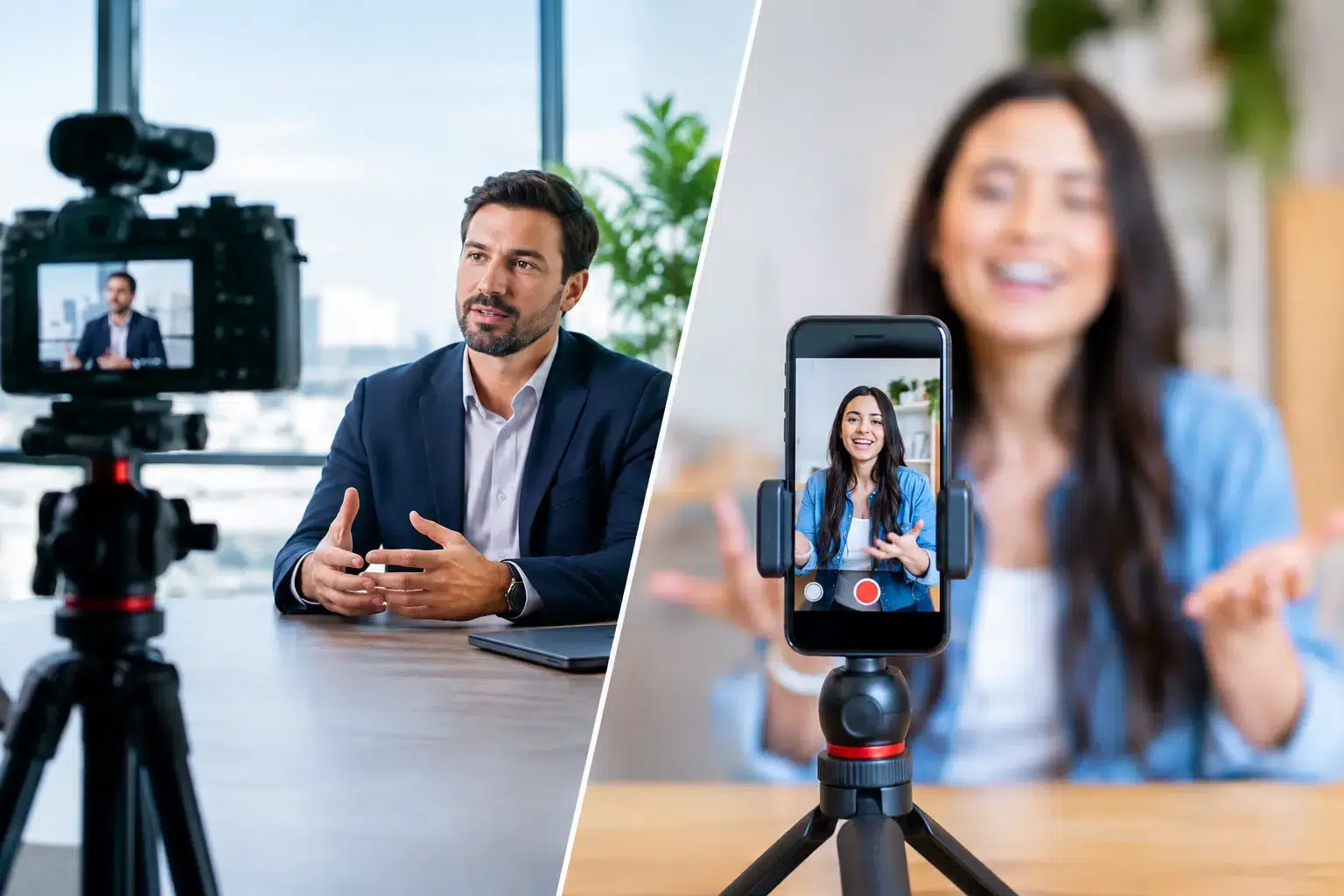 Video corporativo vs video de performance para pauta
